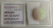 12.15/CT Natural Opal with Govt. Lab Certificate-12214D49553